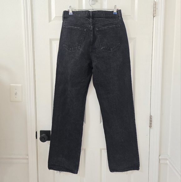 Abercrombie & Fitch The 90s Baggy Low Rise Jeans In Dark Grey/black Size 29/8 L - Picture 8 of 9